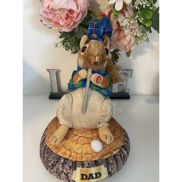 Gemmy Animated Dad Squirrel Golf Caddy Shack Plush Sings I'm Alright 10"‎ Tested - Picture 11 of 16